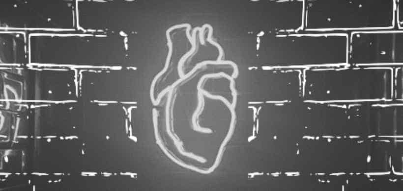 una linea del corazón